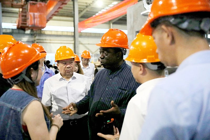 Group photo of customers